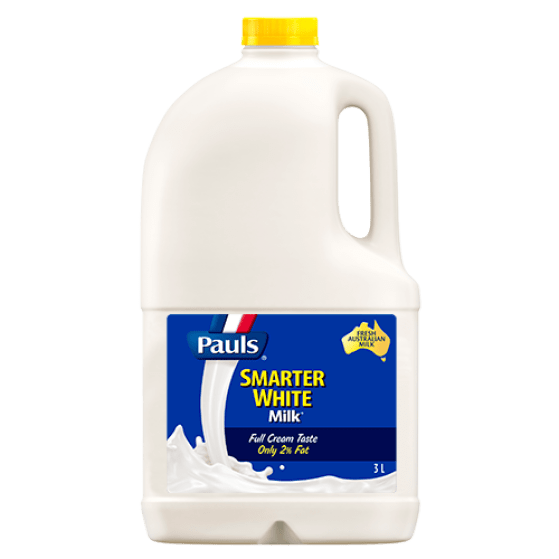 Pauls Milk Smarter White 2 Fat 3L pauls-milk-smarter-white-2-fat-3l
