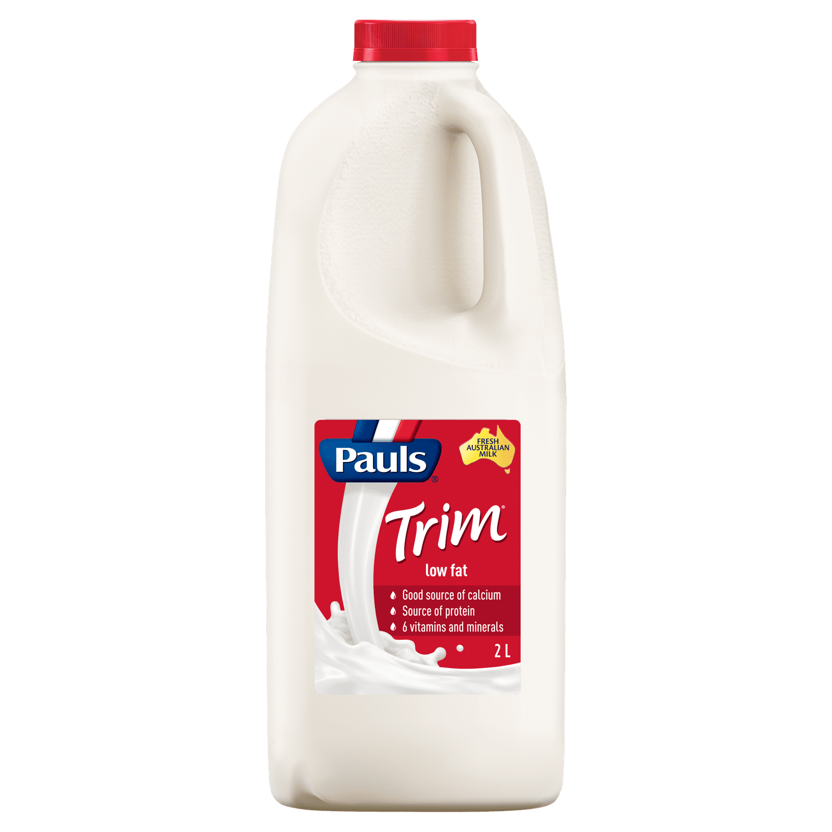 Pauls milk trim low fat 2l