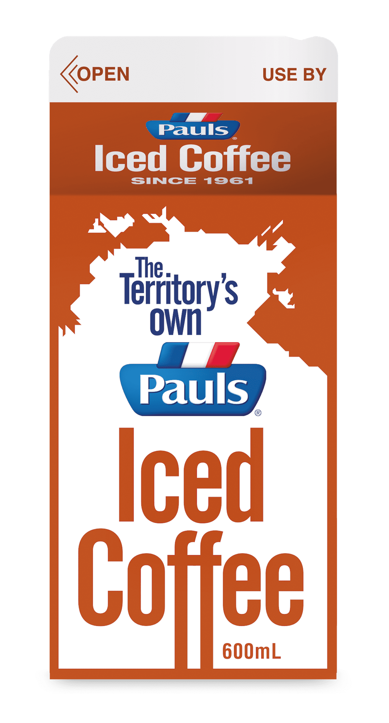Pauls iced coffee flav milk 600ml