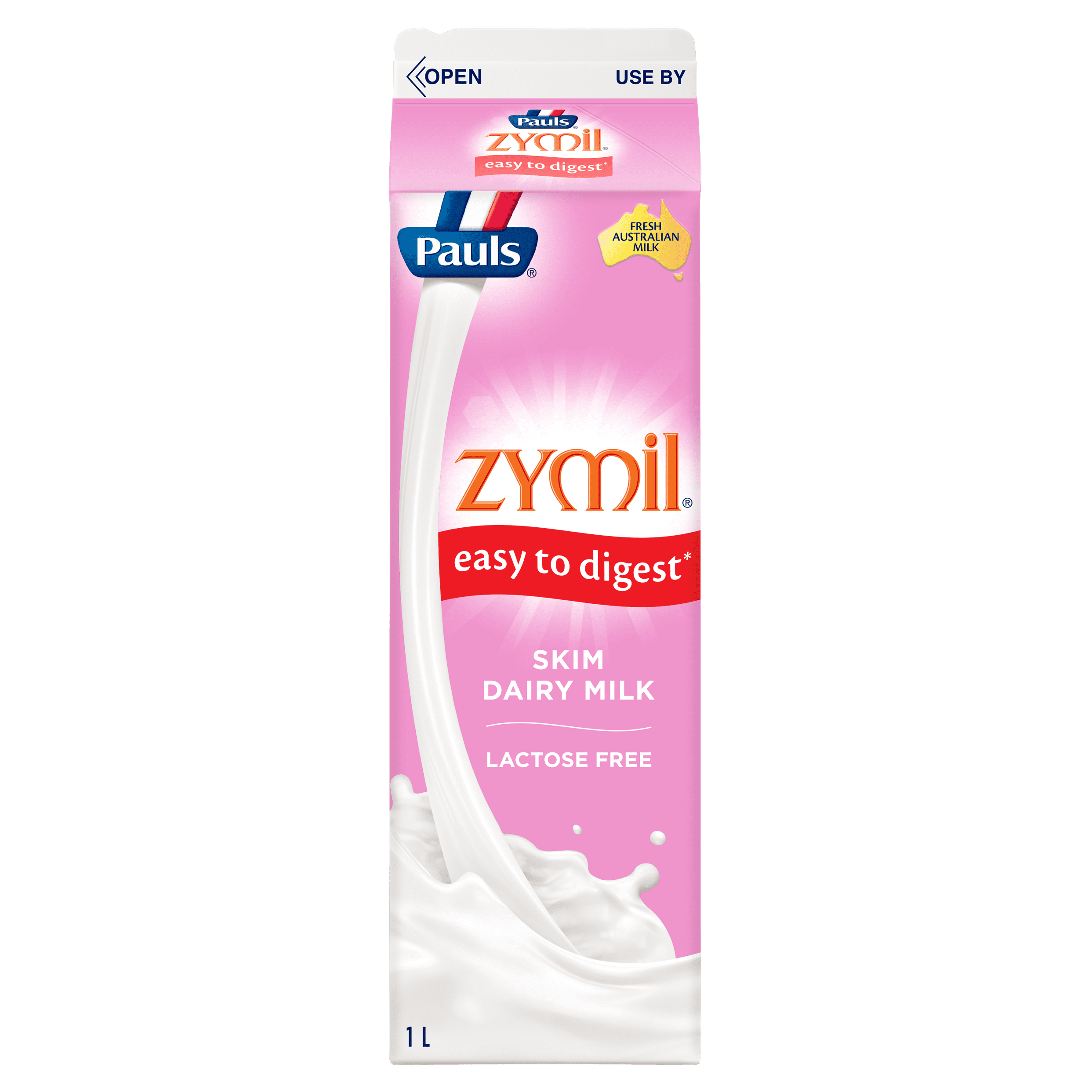 Pauls zymil milk 1l skim